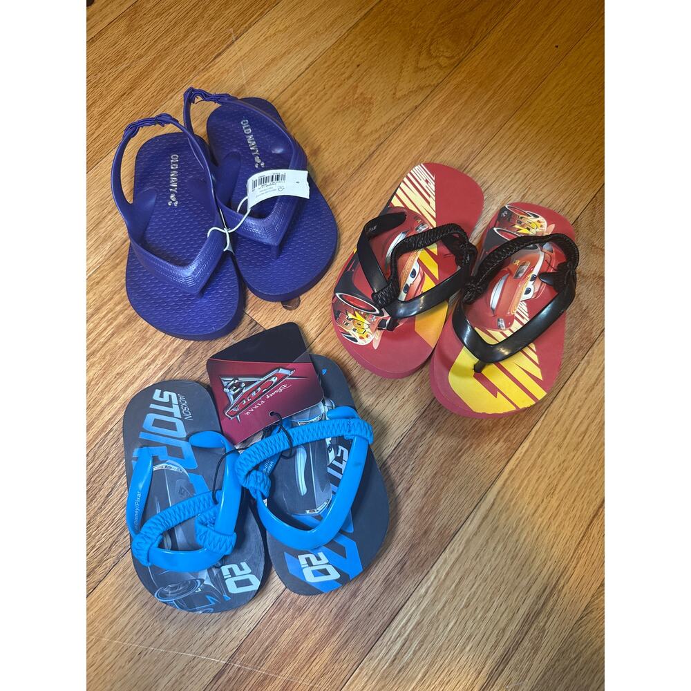 NEW Baby Sandals LOT Sz 5/6 (3 pairs)